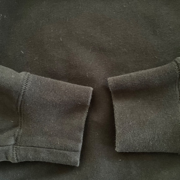 Ovo Essential Crew Neck Sweater Size Small in Black Oversized - Picture 4 of 5